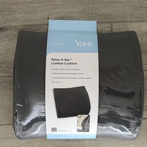 DMI Relax-A-Bac Lumbar Cushion - Black
